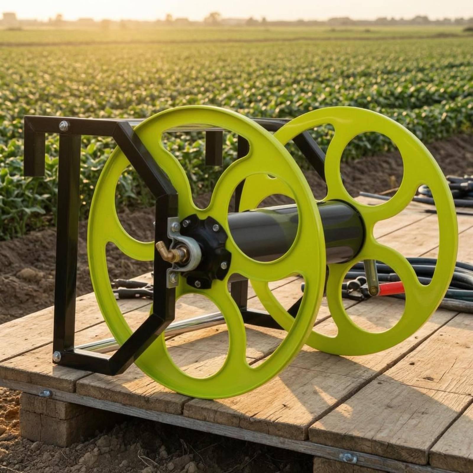 Welding Heavy Equipment - Drum Hose Reel Welded Steel Freestanding