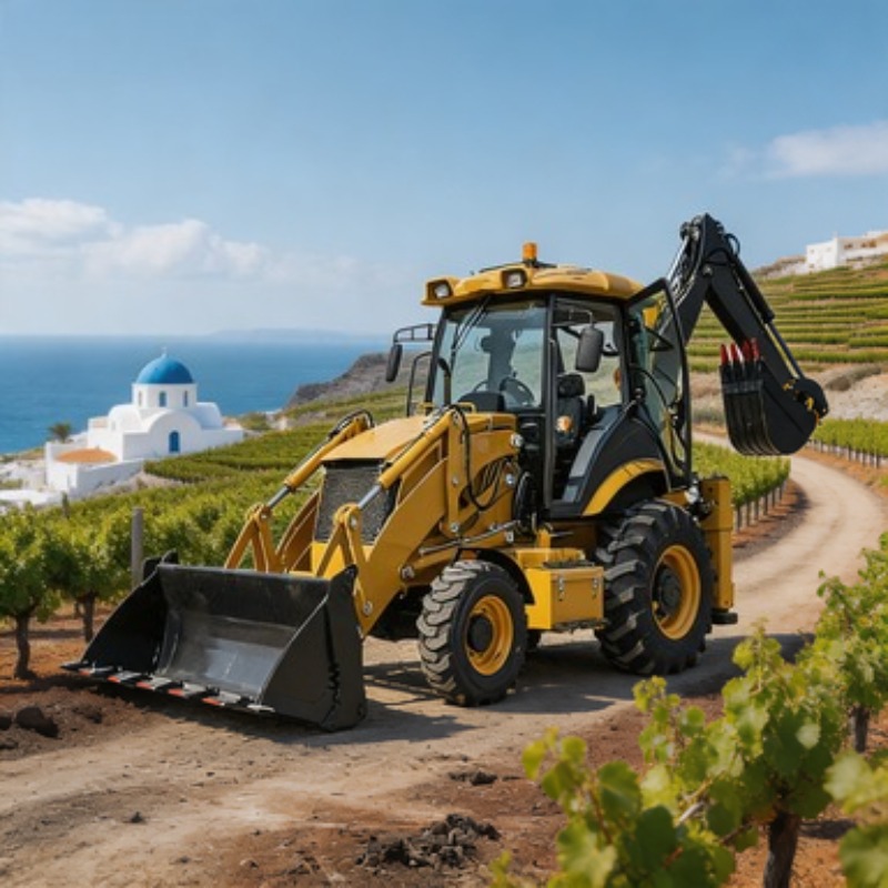 Tractor Backhoe - 4x4 Excavator Loader Backhoe Tractor 1