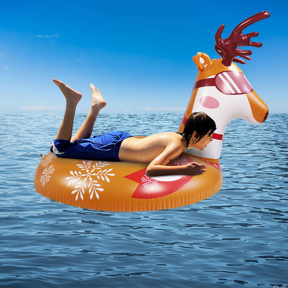 1Pcs Inflatable Snow Sled Tube - Heavy Equipment Youtube For Kids recension och pris