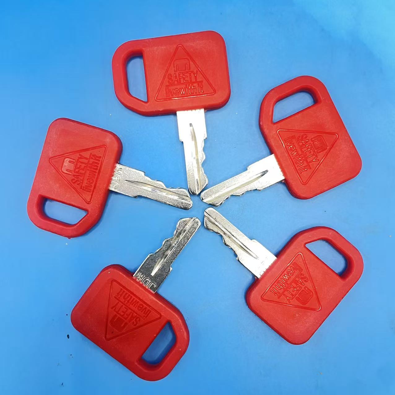 JDR 1/5/10PCS Excavator Keys f - Tractor Backhoe recension och pris