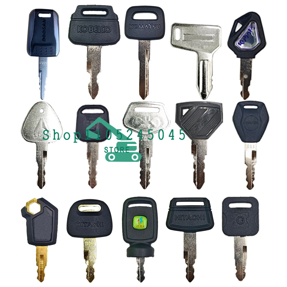 25PCS Excavator Master Key Set - Heavy Equipment Keys Master Set recension och pris