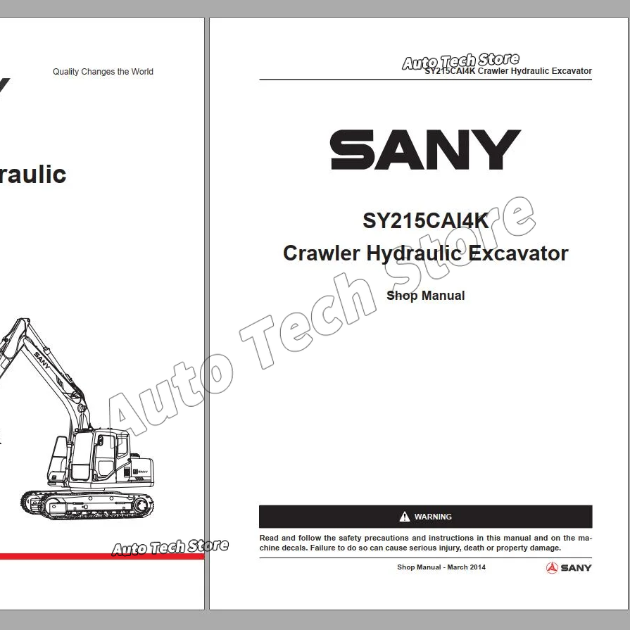 For Sany Heavy Equipment Shop  - Heavy Equipment Pdf recension och pris