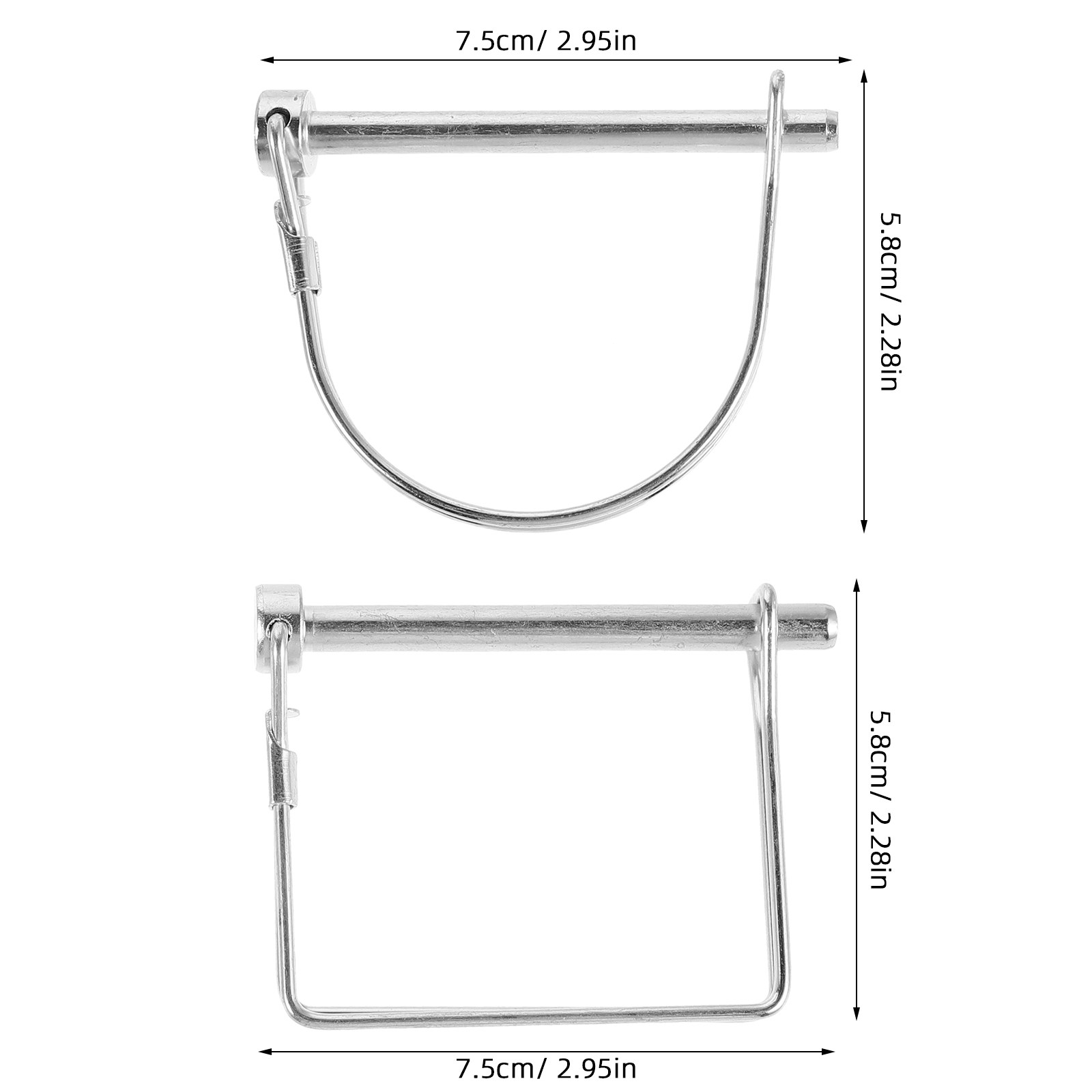 8Pcs Trailer Hitch Pin Heavy D - Heavy Equipment Yard recension och pris