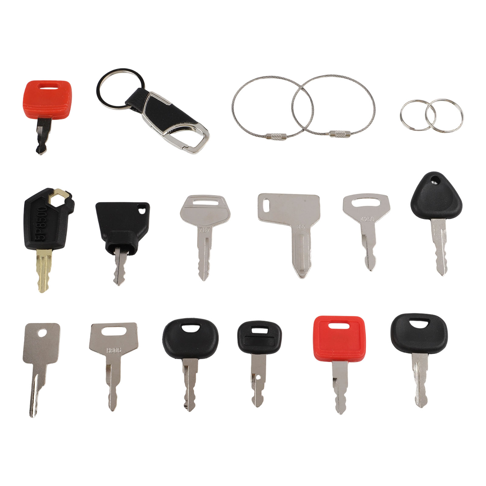 13Pcs Ignition Key Set For Con - Heavy Equipment Keys Master Set recension och pris