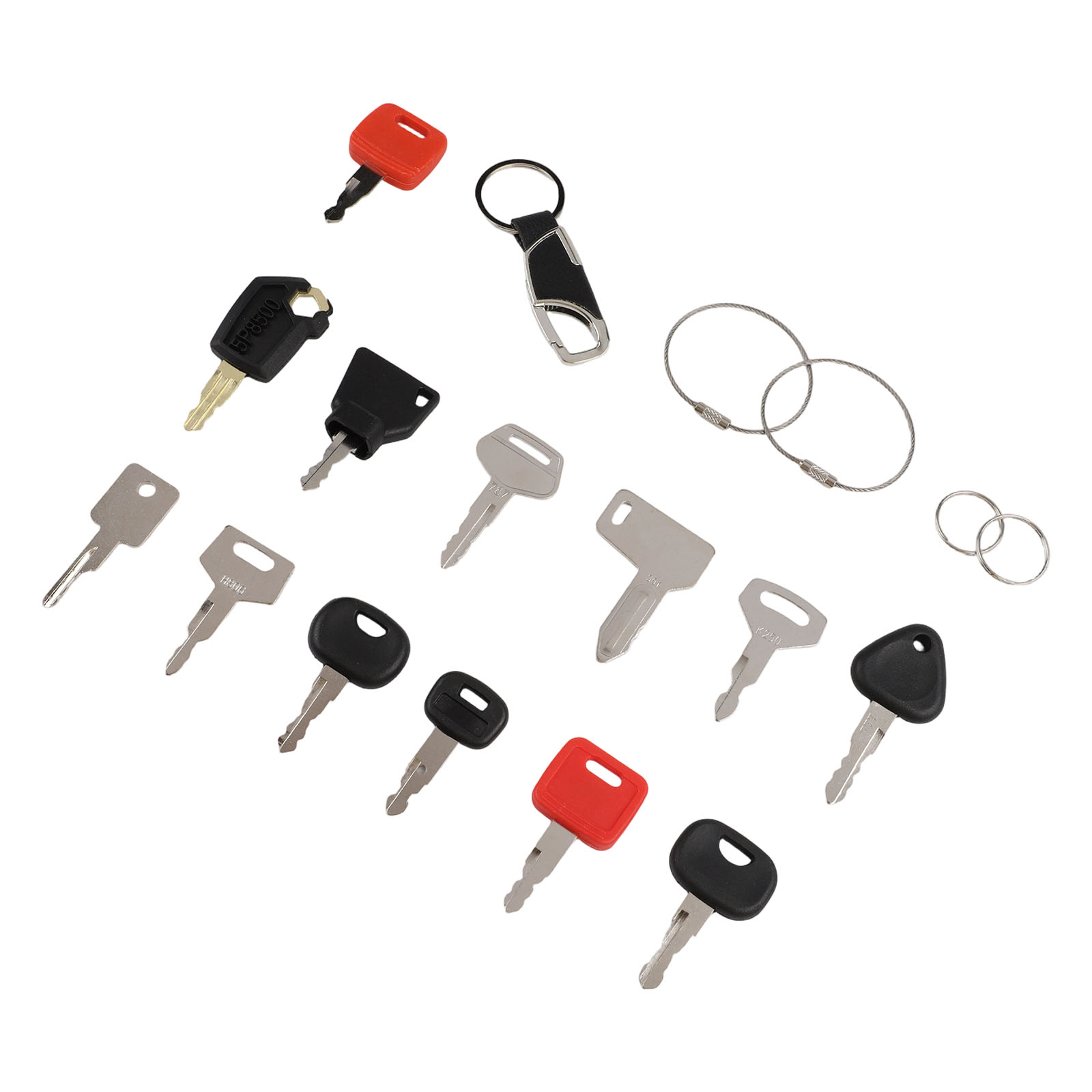 13Pcs Ignition Key Set For Con - Heavy Equipment Keys Master Set recension och pris