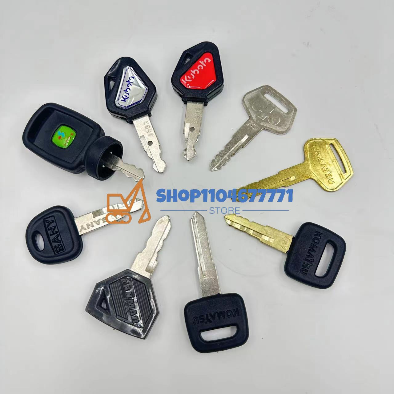 25pcs Excavator Keys for Cat f - Heavy Equipment Keys Master Set recension och pris