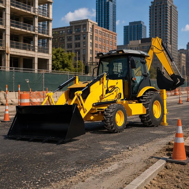 4x4 Excavator Loader Backhoe T - Tractor Backhoe recension och pris