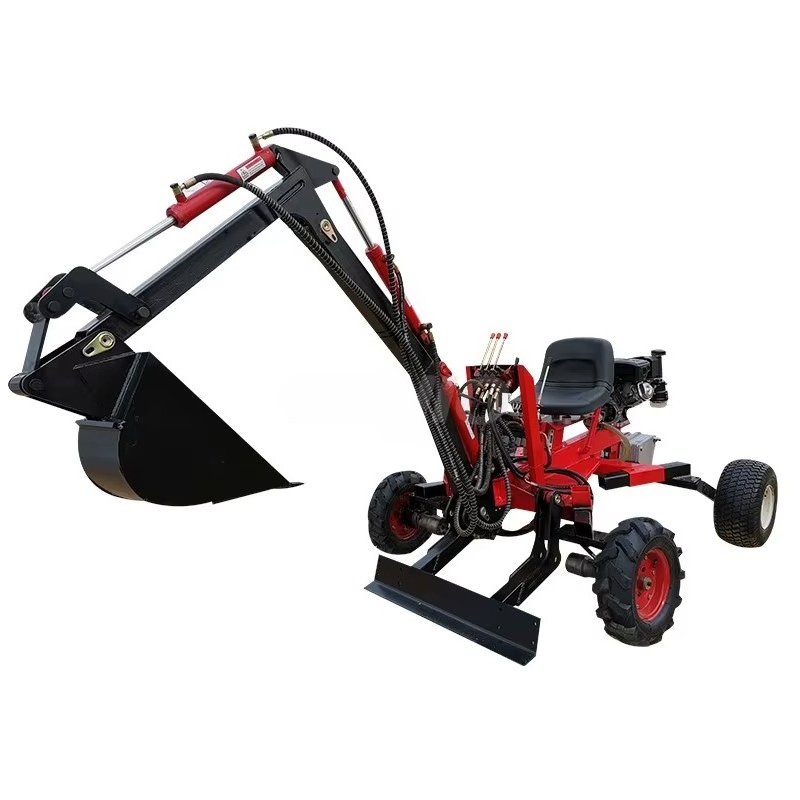 Cheap Small Orchard Excavator  - Tractor Backhoe recension och pris