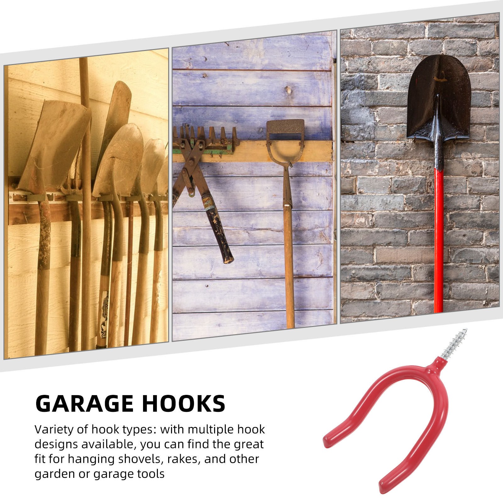 Steel U Shaped Garage Hooks Sc - Heavy Equipment Yard recension och pris