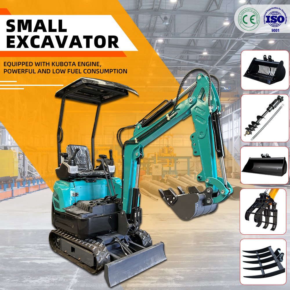 New 1.2 Ton Excavator Long Arm - Tractor Backhoe recension och pris