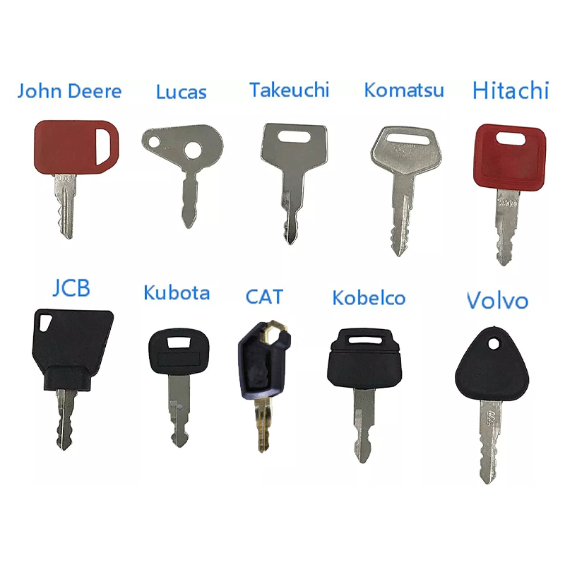 10pcs Master Key Ignition Set  - Heavy Equipment Keys Master Set recension och pris