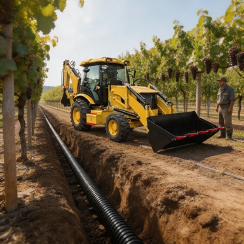 3 Ton Backhoe Loader 4x4 Digge - Tractor Backhoe recension och pris