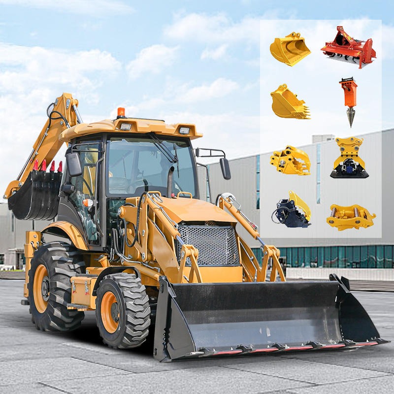 4WD Digger Tractor Backhoe Loa - Tractor Backhoe recension och pris