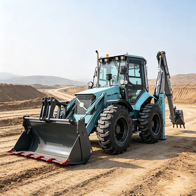 4WD Digger Tractor Backhoe Loa - Tractor Backhoe recension och pris