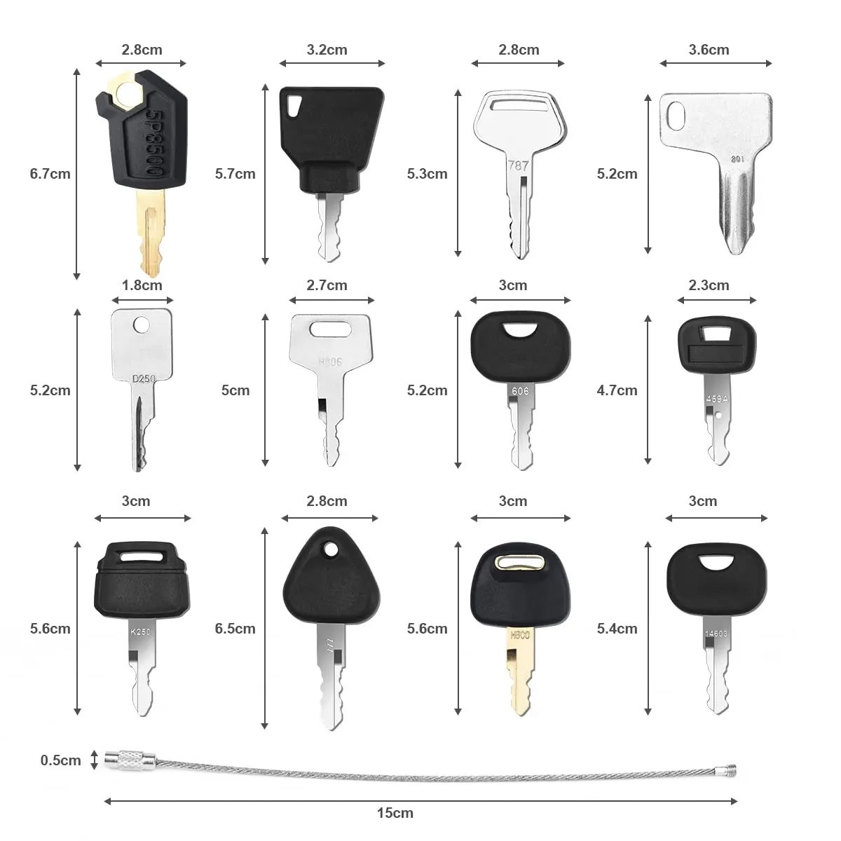 12 Keys Heavy Equipment Constr - Heavy Equipment Bobcat recension och pris