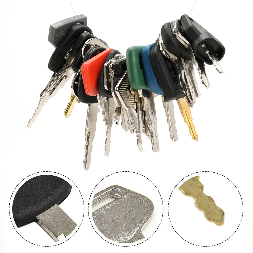 28 Excavator Keys Plant Digger - Heavy Equipment Keys Master Set recension och pris