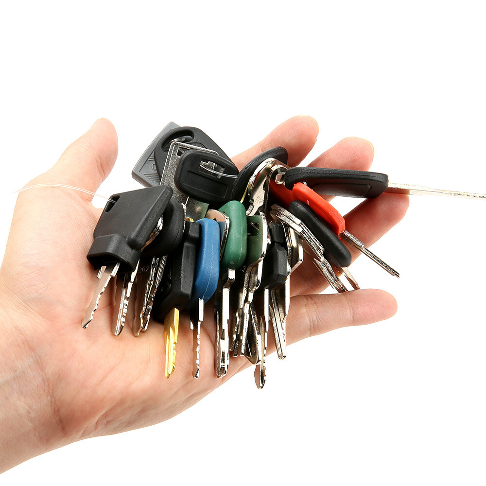 28 Excavator Keys Plant Digger - Heavy Equipment Keys Master Set recension och pris