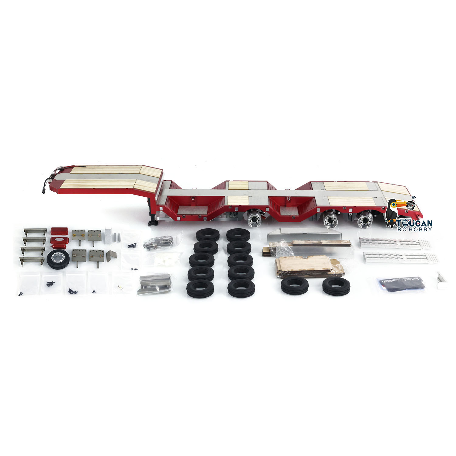 1/14 RC Trailer for RC loader  - Tractor Backhoe recension och pris