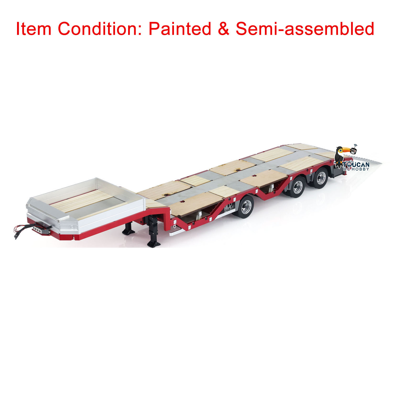1/14 RC Trailer for RC loader  - Tractor Backhoe recension och pris