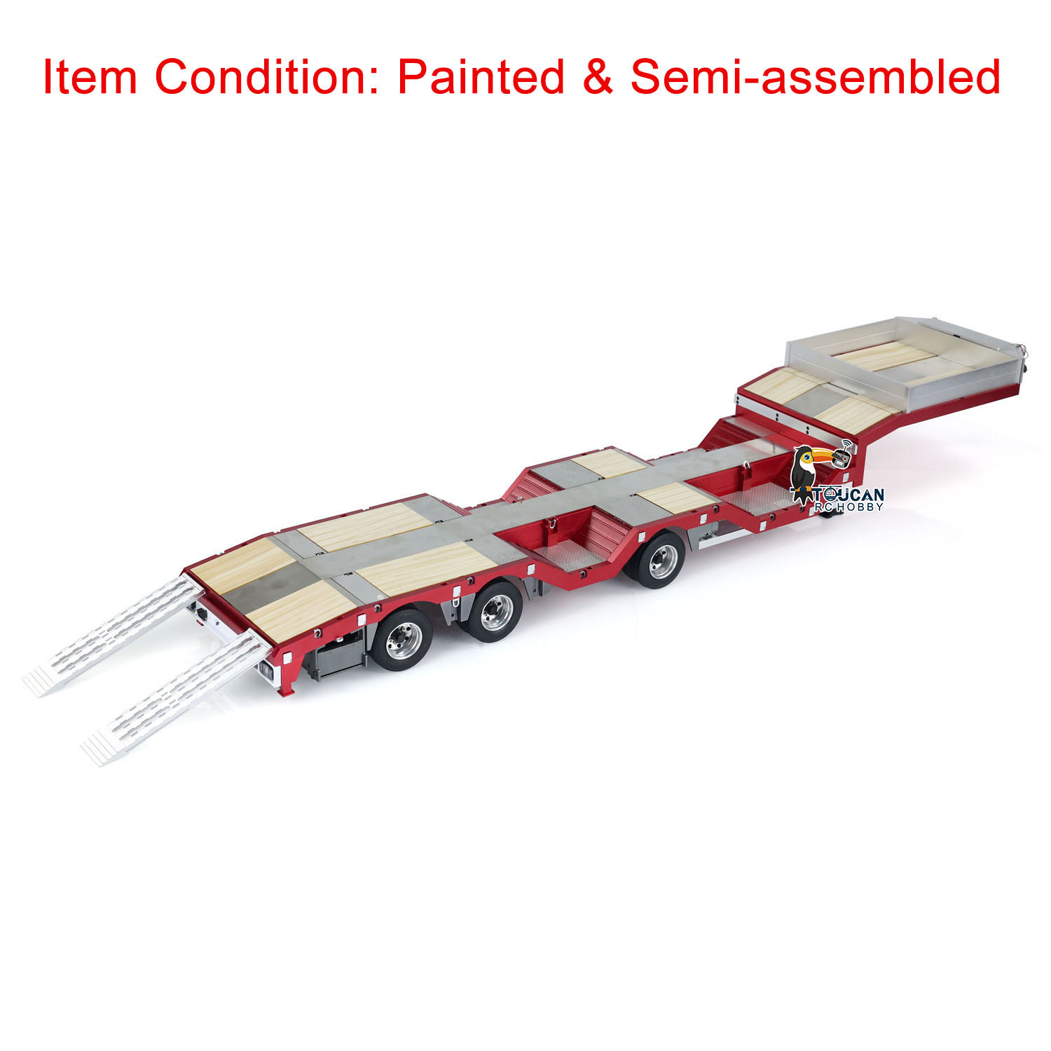 1/14 RC Trailer for RC loader  - Tractor Backhoe recension och pris