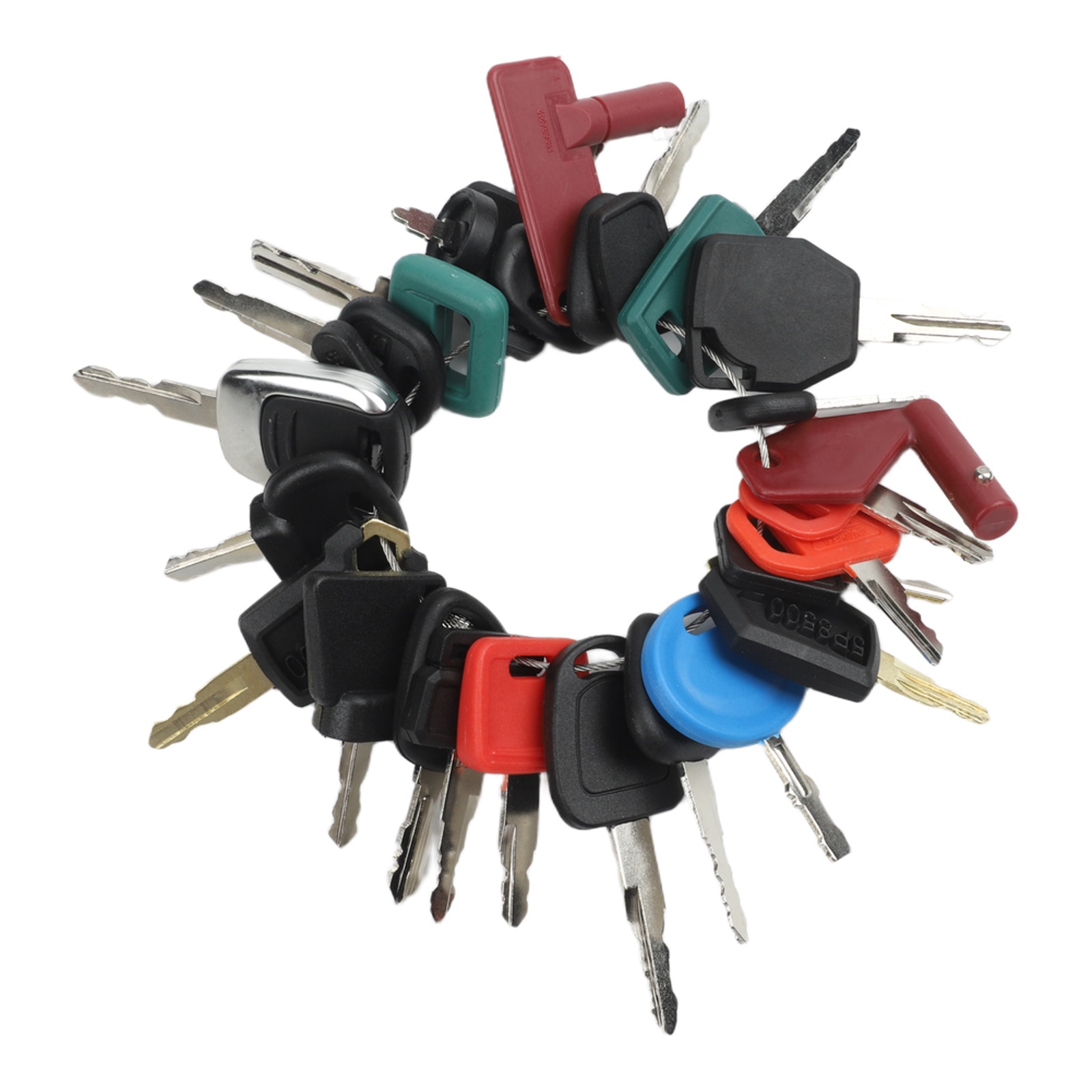 50PCS Equipment Ignition Keys  - Heavy Equipment Keys Master Set recension och pris