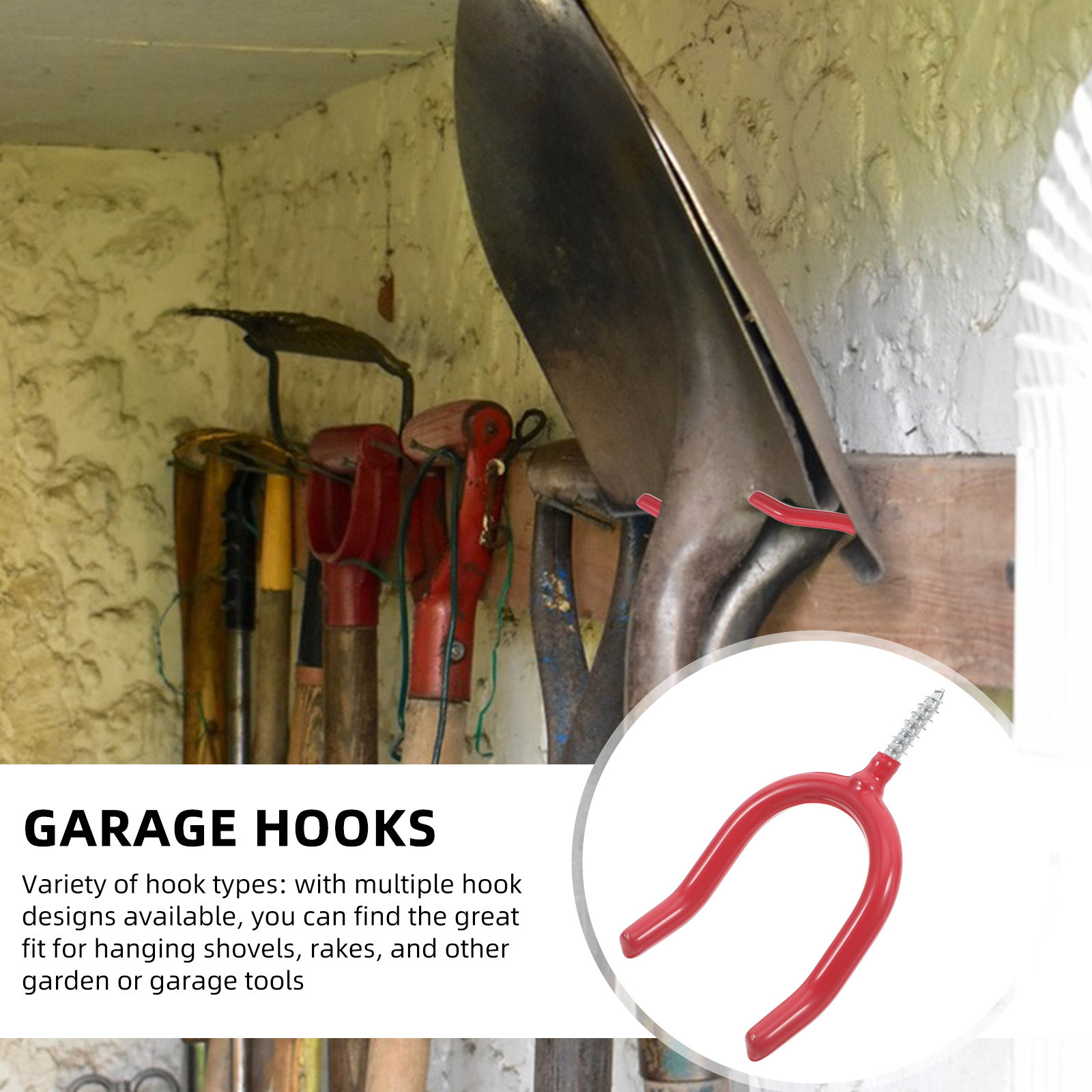 Screw in U Shaped Utility Hook - Heavy Equipment Yard recension och pris