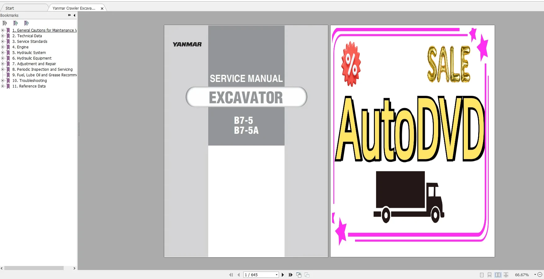 AutoDVD Yanmar Heavy Equipment - Heavy Equipment Pdf recension och pris
