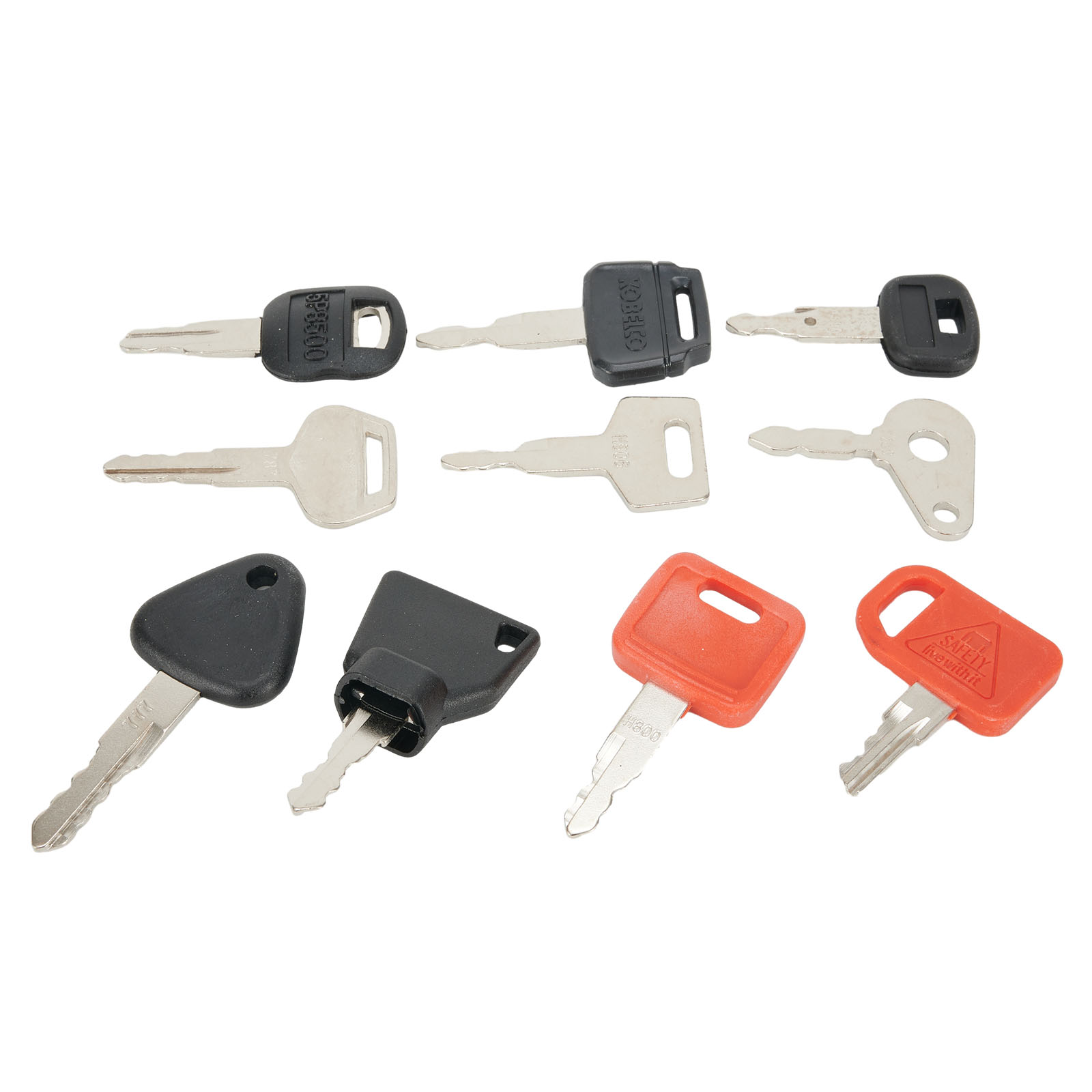 10 KEY SET Master Key Ignition - Heavy Equipment Keys Master Set recension och pris